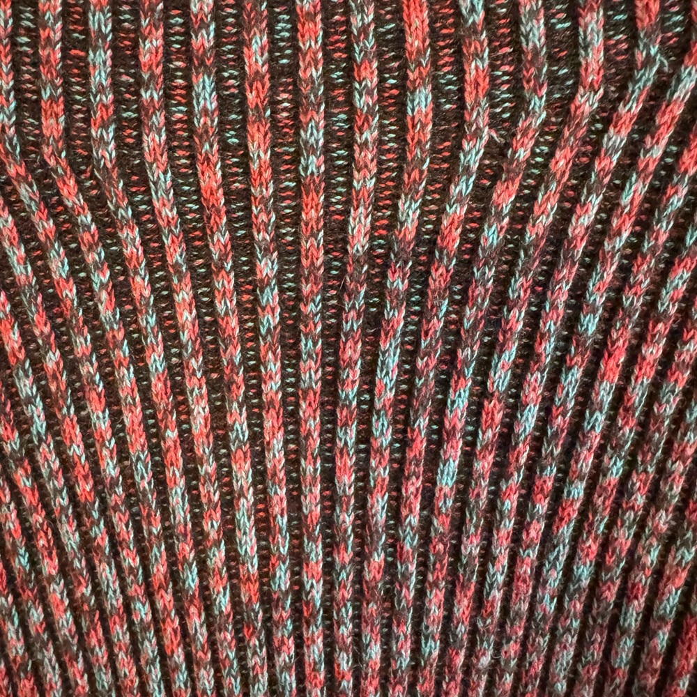 Women's Multicolor Ribbed Sweater - Picture 2 of 2